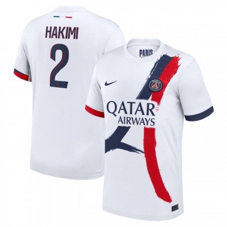Fotbalové dresy Paris Saint-Germain Achraf Hakimi 2 Venkovní Dres 2024-25 Krátký Rukáv Fotbalové dresy Paris Saint-Germain Achraf Hakimi 2 Venkovní Dres 2024-25 Krátký Rukáv